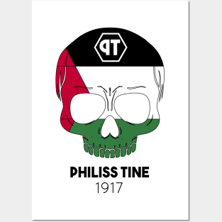 skull palestine, flag palestine, philisstine Posters and Art